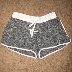 Rue 21 grey and white shorts